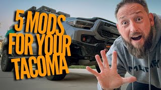 5 Mods You Need for the Tacoma #2020tacoma #toyotatacoma #tacomamods