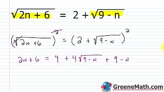 Solving Equations with Radicals Practice Test Full Solutions