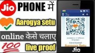 Y2mate com jio phone me aarogya setu ...