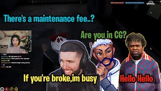 When APRIL Finds CG Maintenance Fee and Gets Abasement By Randy, Tommy T & Taco | GTA RP NO PIXEL