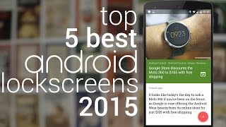 Top 5 Best Android Lockscreen Apps | 2015 screenshot 1