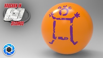 KeyShot | Material Graph: Colored Masked Label using a Color Composite Node