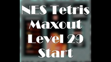 [TAS] NES Tetris - Maxout (Level 29 Start)