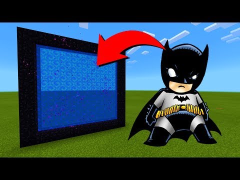 How To Make A Portal To The Baby Batman Dimension in Minecraft!