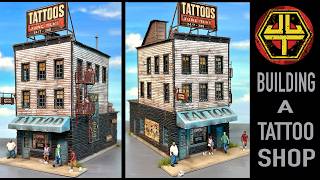 Building a tattoo shop with help from a friend!
