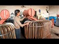 Talented electricians build a 635 KVA electric power transformer