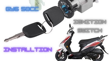 GY6 50cc IGNITION SWITCH REMOVAL/INSTALLATION STEP BY STEP