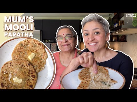 MUMS MOOLI PARATHA  Delicious Radish stuffed FLATBREAD recipe  30 minute meal  Food with Chetna