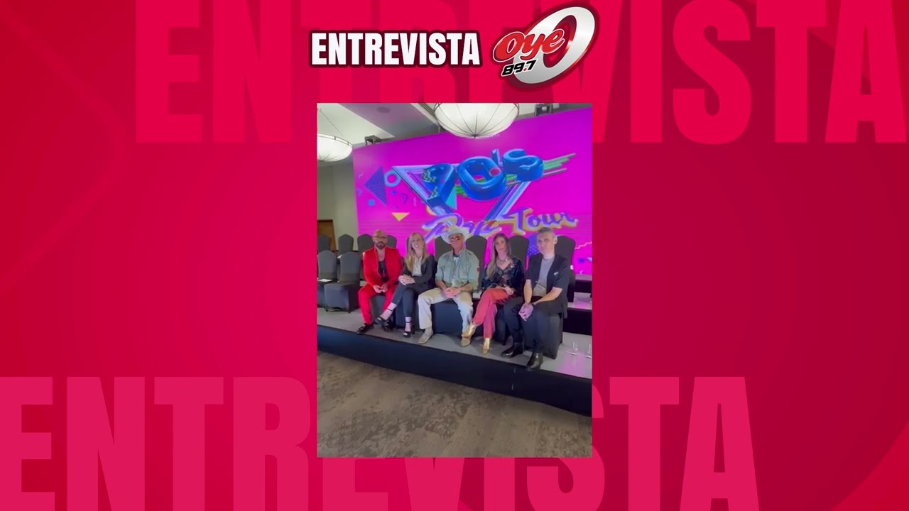 Los 90´s Pop Tour platicaron con Emilio Catalán sobre el show del día 21 de marzo!