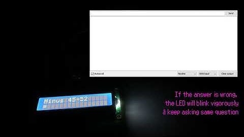 Mathematic Quiz with Arduino