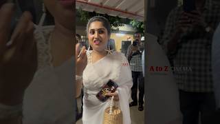 Vanitha Vijayakumar Hot Saree Entry