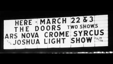 The Doors -'Fillmore East, (N.Y.C. 68)'