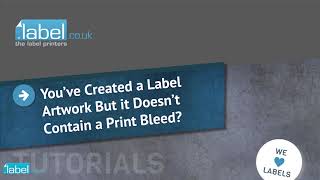 How to Create a Print Bleed in Adobe Illustrator | label.co.uk