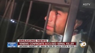 10News Confronts Accused Homeless Killer