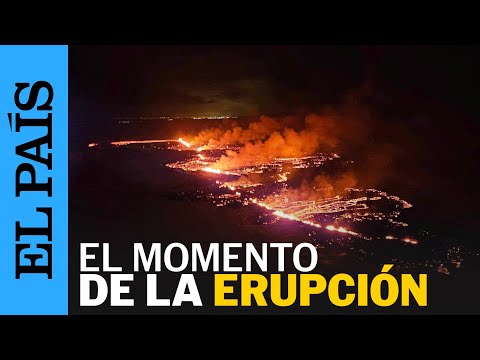 ISLANDIA | Así fue como erupcionó el volcán de la ciudad islandesa de Grindavik | EL PAÍS