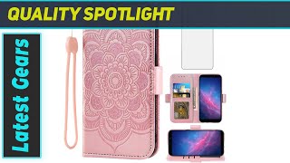Asuwish Phone Case for Cloud Mobile Stratus C7 Review: Rose Gold Wallet Cover with Tempered Glass!