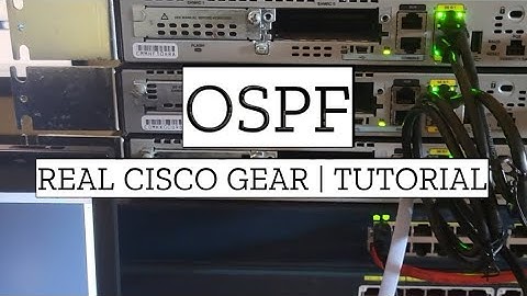 OSPF Configuration on Real Cisco Gear | Tutorial