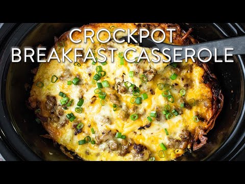 Hash Brown Egg Casserole Crock Pot Recipe