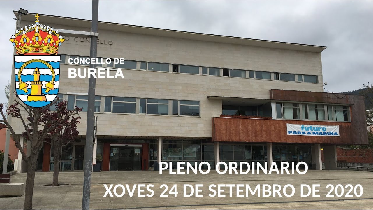 Pleno ordinario do Concello de Burela do xoves 24 de setembro de 2020 ...