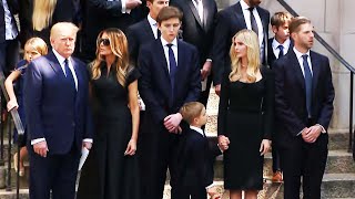 Friends and Family of Ivana Trump Mourn at Her Funeral