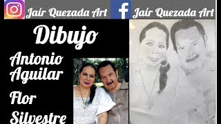 Dibujos de Antonio Aguilar Y Flor Silvestre