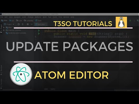 How to update all packages in Atom Editor