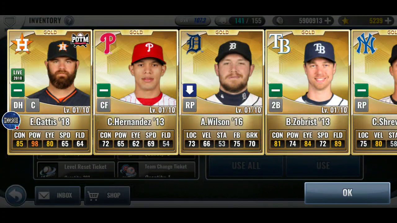 Vintage Pack! Diamond Team select Pack! Fully Trained player #10 MLB 9 innings 18