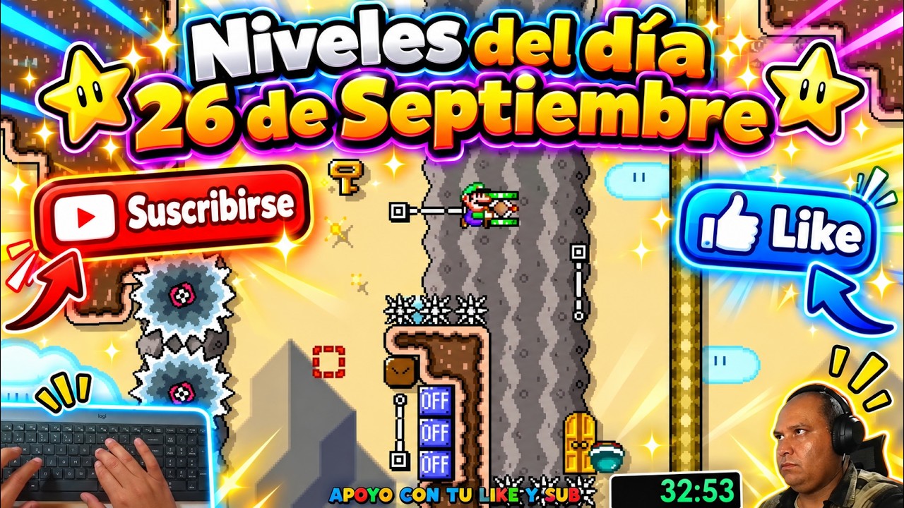 [SMM2] NIVELES DEL DIA 26 DE SEPTIEMBRE 2026 @Maaldi78VG