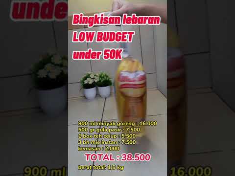 bingkisan lebaran low budget hanya 38.500