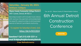 6th Annual Detroit Construction Conference