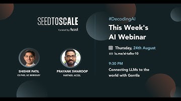 Connecting LLMS to the world with Gorilla, with Shishir Patil | Decoding AI