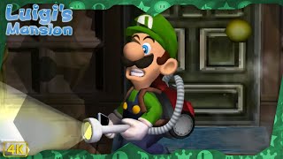 Luigi's Mansion PAL ⁴ᴷ The Hidden Mansion - Area 3 100% (All Boos, Gold Portraits)