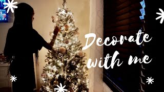 DECORATE MY CHRISTMAS TREE WITH ME 2020 | GLAM, ROSE GOLD, SILVER, GOLD & CLEAR ORNAMENTS