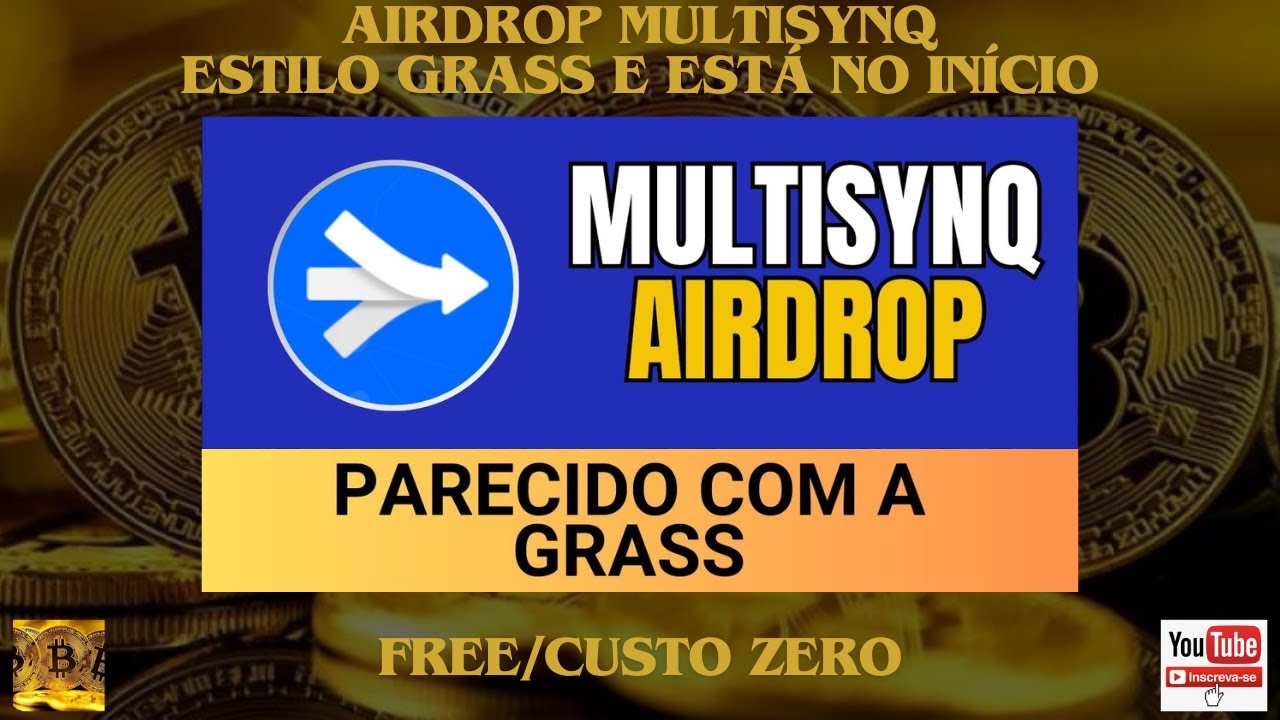 Multisynq - Airdrop estilo Grass que teve 2.2 Milhões de Dólares em Investimentos!