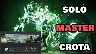 SOLO MASTER CROTA IN DESTINY 2 (FLING GLITCH)