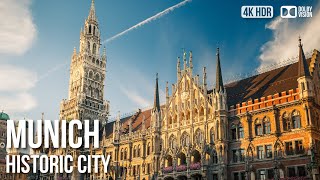 Munich Historic City Centre   Germany [4K HDR] Walking Tour
