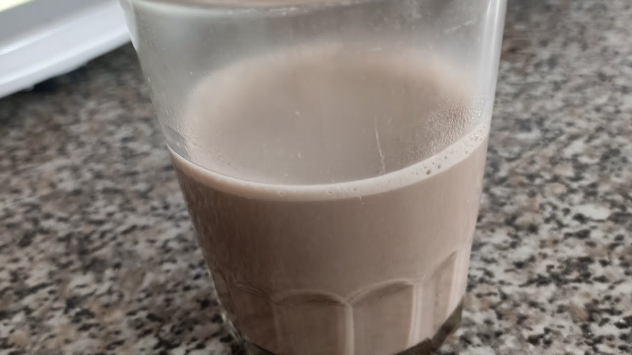 Batido de chocolate, fácil y rico con Thermomix