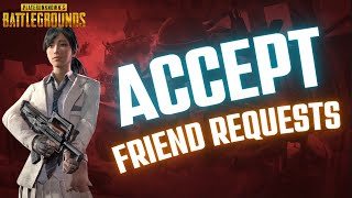 How To Accept Friend Request In Pubg Mobile 2024?