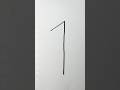 Easy drawing with numbers | simple drawing ideas for beginners | 1 for candle drawing #shorts#candle