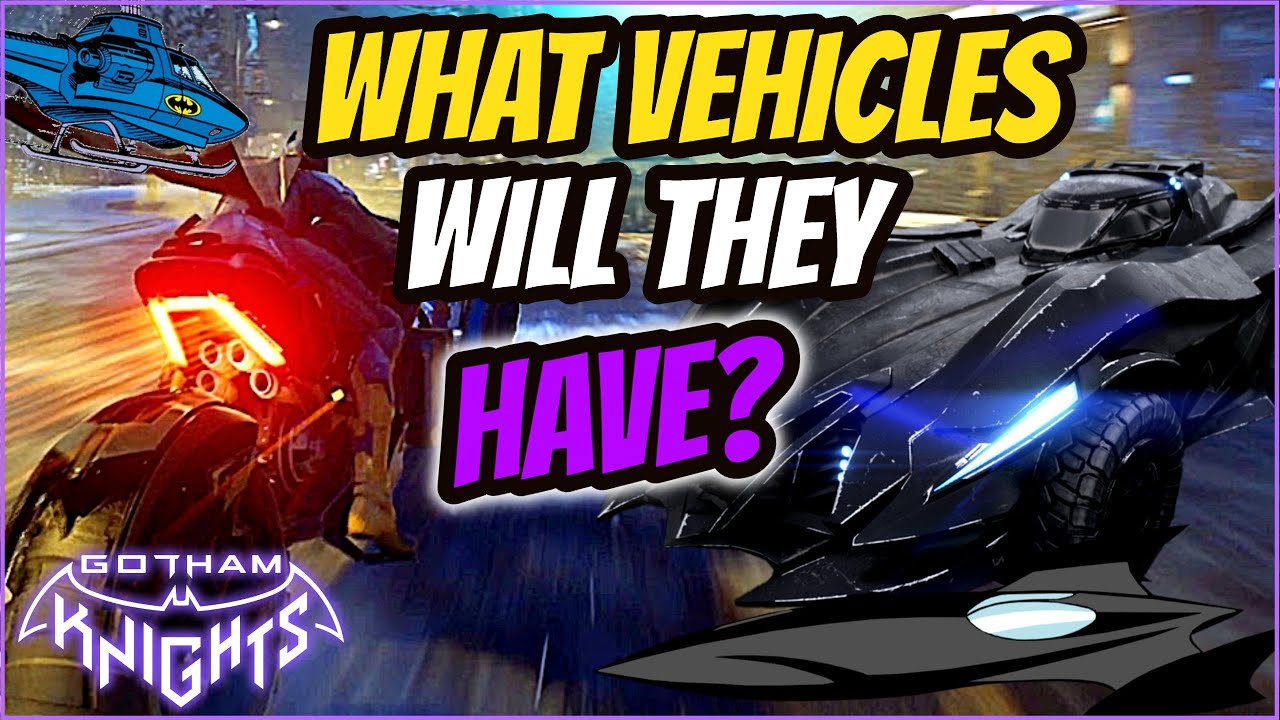 What Vehicles Will Be In Gotham Knights? - Batwing/Batboat and More!!!