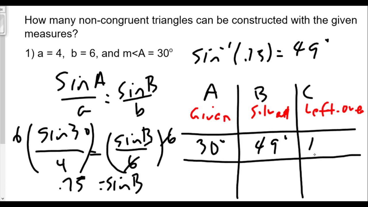 Law Of Sines Ambiguous Case CW 10 Review YouTube law-of-sines-ambiguous-case-cw-10-review-youtube