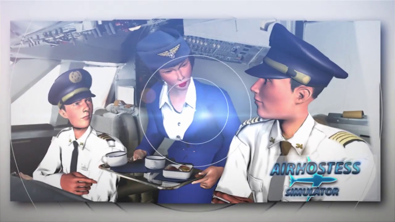 Sky Girl Flight Attendant Virtual Air Hostess Game MOD APK cover