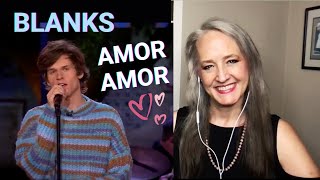 Voice Teacher Reaction to Blanks - Amor amor | Beste Zangers 2022