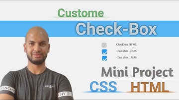 How To Make Custom Checkbox Using HTML And CSS  Animation