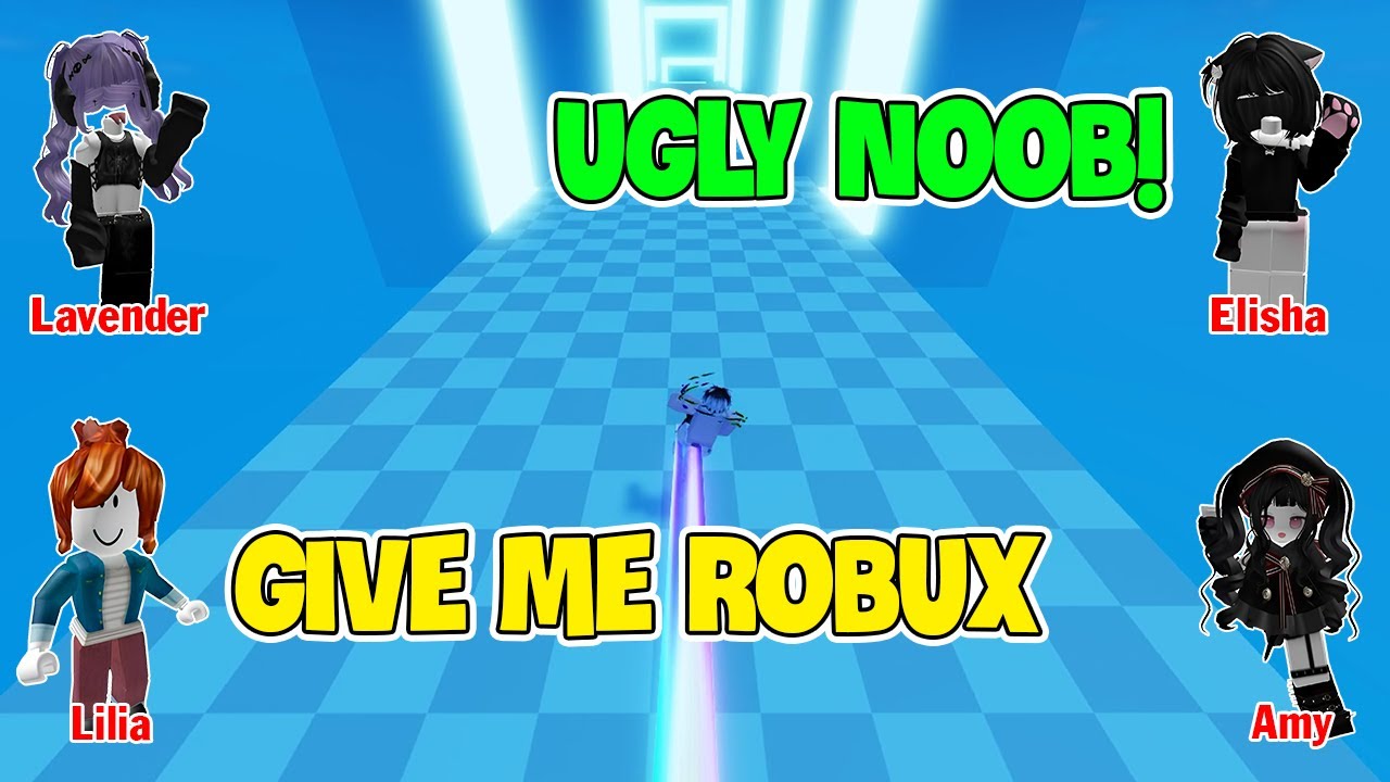 TEXT To Speech Emoji Groupchat Conversations | She Pretends To Be A Noob To Scam Robux