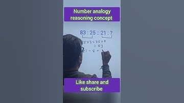 Number analogy reasoning concept #sscreasoningtricks #reasoning #reasoningtricks #ssccgl #sscgd #ssc