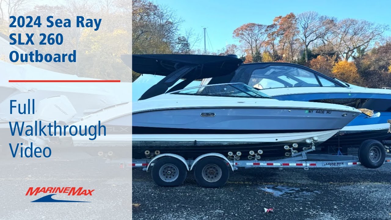 Продается подвесной мотор Sea Ray SLX 260 2024 года выпуска в MarineMax, Хантингтон, штат Нью-Йорк.