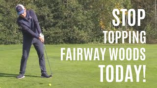STOP TOPPING FAIRWAYS WOODS NOW-TODAY! GOLF WRX