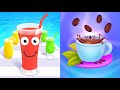 Juice Run VS Coffee Stack MAX LEVELS UNLOCKED SPEEDRUN Gameplay