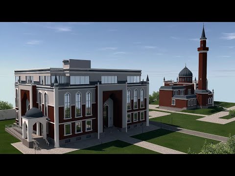 Видео: Строительство второй очереди Соборной мечети города Иваново